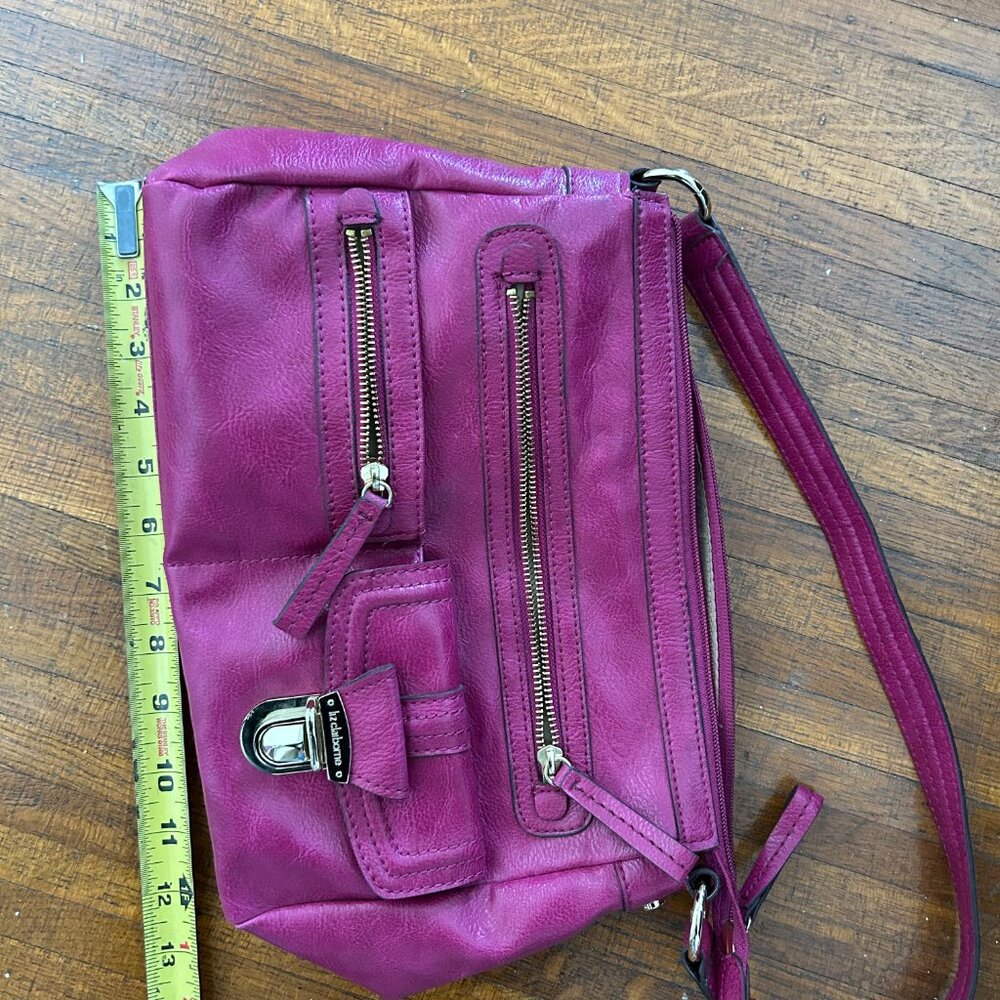 Liz Claiborne vintage pink faux leather purse with gold hardware - Picture 4 of 6